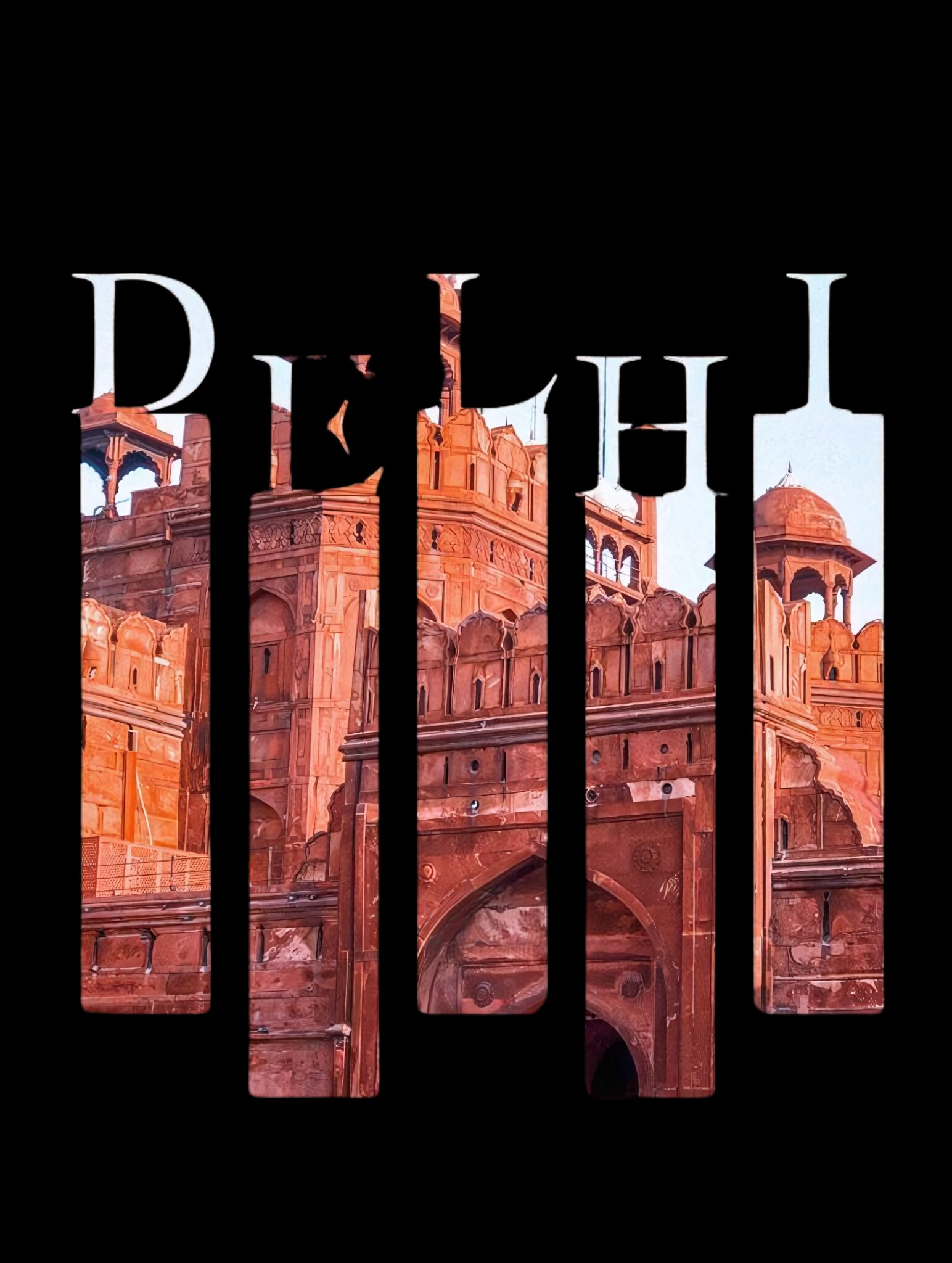 Red Fort Delhi Tee for men