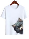Scary Cat T-shirt for men