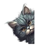 Scary Cat T-shirt for men